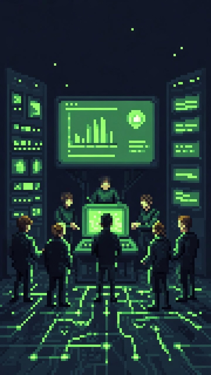 Pixel art team coaching session